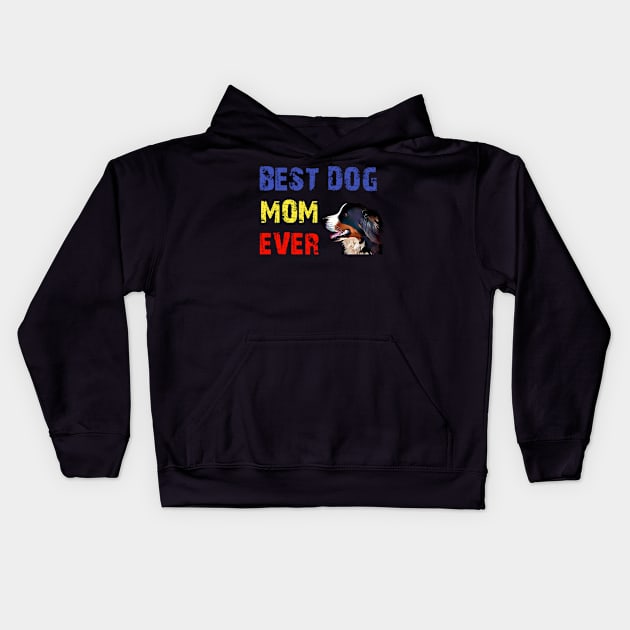 Bernese Mom Kids Hoodie by Bernesemountaindogstuff